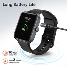 Load image into Gallery viewer, RIVERSONG Smart Watch, 5ATM Waterproof Sports Watch for Men Women with Heart Rate, Sleep Monitor, SpO2, 1.69 Inches Full Touch Screen Fitness Tracker Compatible with iPhone iOS Android iPhones Black