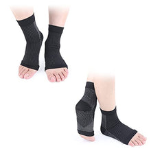 Load image into Gallery viewer, Dr Sock Soothers Heelsium Instant Pain Relief Socks (3 Pairs) for Plantar Fasciitis Achilles Ankle, Anti Fatigue Compression Foot Sleeves with Arch Support for Men and Women (S/M, White)