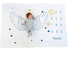 Load image into Gallery viewer, Baby Monthly Milestone Blanket Girl Boy Unisex Blankets Newborn Baby Photography Background Large
