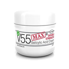 Load image into Gallery viewer, V55 MAX Double Strength Salicylic Acid Cream for Spots Blackheads Milia Blemishes Problem Skin Suitable and Safe for Those Prone to Acne - Paraben and Cruelty Free - 50ML