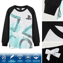 Load image into Gallery viewer, PlayStation Boy Pyjamas, 100% Cotton Long Sleeve Children Nightwear with Official Logo Black PJ Joggers, Gaming PJs for Boys Girls Teens, Birthday Gift Idea for Gamers (9-10 Years)