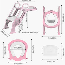 Load image into Gallery viewer, GRANDMA SHARK Kids Toilet Potty Training Chair, Anti-Slip Potty Training Toilet Chair with Foldable for Kids Toddler Unisex (Pink)