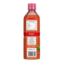 Load image into Gallery viewer, (Pack of 12) Green Globe Aloe Vera Juice Drink 500 ml, Original Aloe Vera Juice for Hair and Skin 500 ml (Strawberry Aloe Vera Drink)