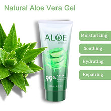 Load image into Gallery viewer, ASYBO 200 ML Aloe Vera Gel – 99% Organic Pure Aloe Vera Hydrating Face & Body Moisturizer, Natural Aloe Cream for Dry Skin, Sunburn, Acne, Soothing & Moisturizing