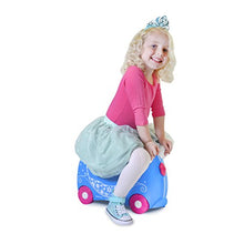 Load image into Gallery viewer, Trunki Children’s Ride-On Suitcase: Pearl Princess Carriage (Blue)