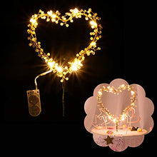 Load image into Gallery viewer, KIPETTO Love Heart Pearl Cake Toppers with LED Light for Birthday Wedding Anniversary Party Decor