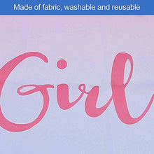 Load image into Gallery viewer, Gender Reveal Decorations Gender Reveal Backdrop Boy or Girl Pink and Blue Gender Reveal Banner Birthday Baby Shower Backdrop Gender Surprise Backdrop Background for Baby Shower, 59 x 39 Inch