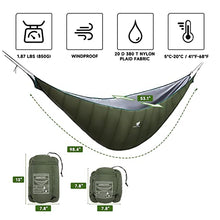 Load image into Gallery viewer, GEERTOP Hammock Underquilt, Lightweight Camping Hammock, Packable Full Length Under Blanket, Backpacking Winter Sleeping Bag Under Quilt for Backyard Outdoor Sleeping Gear