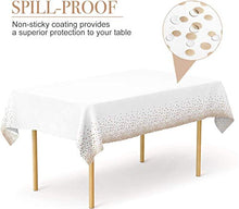 Load image into Gallery viewer, 24 Guests Rose Gold Party Supplies Party Plates Paper Cups Napkins Straws Table Cloth for Birthday Wedding Engagement Hen Party Decorations Rose Gold Party Tableware