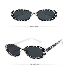 Load image into Gallery viewer, SOIMISS Fashion Sunglasses Cow Pattern Trendy Cute Small Frame Eyewear Oval Spotted Eyeglasses for Women Girls