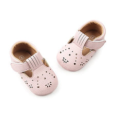 Load image into Gallery viewer, ESTAMICO Baby Girls Sneakers PU Leather Anti-Slip Summer Infant Prewalker Shoes Pink 0-6 Months