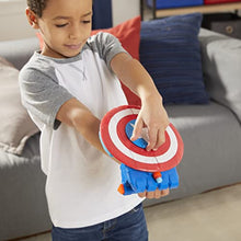 Load image into Gallery viewer, Avengers Hasbro Marvel Mech Strike Captain America Strikeshot Shield Role Play Toy, With 3 NERF Darts, Age 5 And Up