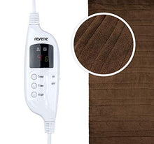 Load image into Gallery viewer, Reverie Luxury Electric Heated Throw & Over Blanket - 160 x 130cm - Machine Washable Fleece with Digital Remote, Timer & 9 Heat Settings 1
