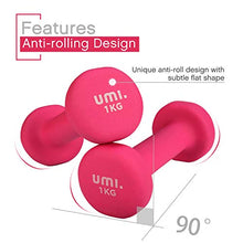 Load image into Gallery viewer, Amazon Brand - Umi - Neoprene Dumbbell (2 x 1KG)