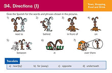 Load image into Gallery viewer, New KS3 Spanish: Vocabulary Practice Question Cards: perfect for catch-up and learning at home (CGP KS3 Languages)