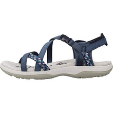 Load image into Gallery viewer, Skechers Women's Reggae Slim - Vacay-40955 Sling Back Sandals, Blue Navy Nvy, 5 UK