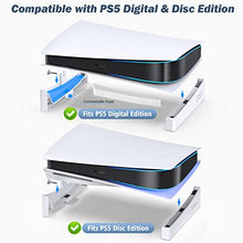 Load image into Gallery viewer, OIVO PS5 Horizontal Stand, PS5 Stand Compatible with Playstation 5 Console, PS5 Stand horizontal, PS5 Base, Upgraded PS5 Desk Stand with Screw Fixing, PS5 Accessories