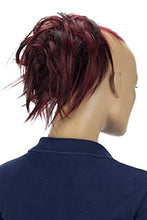 Load image into Gallery viewer, PRETTYSHOP XXL Hairpiece Scrunchy Updo Bridal Hairstyle Voluminous Wavy Messy Bun Red Dark Brown Mix G28F