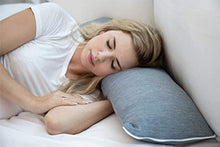 Load image into Gallery viewer, PharMeDoc Pregnancy Pillow, U-Shape Cooling Cover - Dark Grey with Detachable Side - Support for Back, Hips, Legs, Belly for Pregnant Women