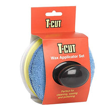 Load image into Gallery viewer, T-Cut Color Fast Car Paint Restorer Polish Wax & Scratch Remover & Wax Applicator Set with Handle Set - Black