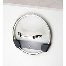 Load image into Gallery viewer, Joseph Joseph 85149 CupboardStore Set of 4 In-cupboard Pan Lid Holders- Grey