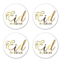 Load image into Gallery viewer, SWHATYW 96PCS Glitter Eid Mubarak Stickers Eid Party Decorations Ramadan Party Supplies