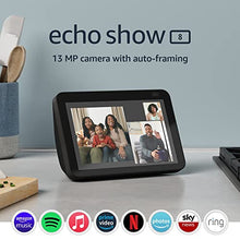 Load image into Gallery viewer, Echo Show 8 | 2nd generation (2021 release), HD smart display with Alexa and 13 MP camera | Charcoal