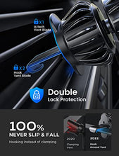 Load image into Gallery viewer, LISEN Car Phone Holder 2021 Upgrade Hook Magnetic Phone Holder Car Mount 12X N52 Strongest Magnet Air Vent Universal Mobile Phone Mount For Car Accessories Compatible With iPhone 13 12 Pro Max Samsung
