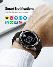 Load image into Gallery viewer, Smart Watch for Men, 1.32" HD Full Touch Screen Fitness Watch with Heart Rate Sleep SpO2 Health Monitor, IP67 Waterproof Stainless Steel Sports Pedometer Smart Watch for Android iPhone Phones