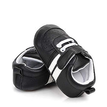 Load image into Gallery viewer, Ortego Baby Boy Girl First Walking Shoes Infant Non-Skid Casual Trainer Sneakers ,Black, 3-6 Months
