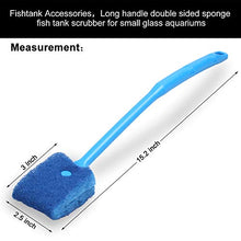 Load image into Gallery viewer, JUYOO Fish Nets for Tanks, 1PCS Small Fish Tank Net with Fish Tank Cleaning Brush, Soft Fine Nylon Fishing Net, Sturdy Aquarium Net for Catching Small Fishes or Debris