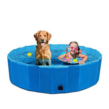Load image into Gallery viewer, Pet Prime Foldable Pet Dog Swimming Pool 120 X 30 CM Pet Paddling Pool Portable Outdoor Garden Pool for Dogs Cats Pet Bath Tub…