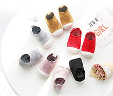 Load image into Gallery viewer, DEBAIJIA Baby First-Walking Shoes 1-4 Years Kid Shoes Toddler Infant Boys Girls Soft Canvas Breathable Sneakers Child Black 2 UK