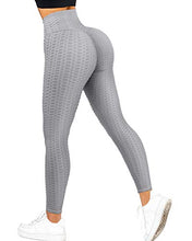 Load image into Gallery viewer, RXRXCOCO Women's High Waist Yoga Pants Tummy Control Slimming Leggings Workout Running Butt Lift Sprot Tights Grey