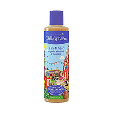 Load image into Gallery viewer, Childs Farm | Kids 2 in 1 Shampoo & Conditioner | Rhubarb & Custard | Cleans & Conditions | Suitable for Suitable for Dry, Sensitive & Eczema-prone Skin & Scalp | 250ml