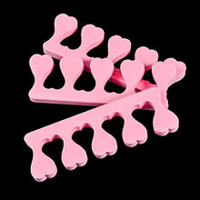 Load image into Gallery viewer, Cetornie 50 Pieces Soft Foam Toe Finger Separators Soft Sponge Toe Finger Dividers Finger Divider Spacer for Nail Art Manicure Pedicure Gel Polish Coating Painting