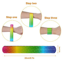 Load image into Gallery viewer, Ucradle Slap Bands, 30 PCS Slap Bracelets Fun and Super Slap Wrist Bands with Colorful Hearts Animal Patterns Party Bag Fillers Gift Halloween Christmas Party Favours for Kids Girls Boys