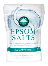 Load image into Gallery viewer, ELYSIUM SPA Natural Eucalyptus Epsom Salts, White, 450 g