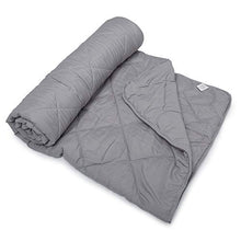Load image into Gallery viewer, iBeani Quishion – A Clever, Quality Scatter Cushion that Unzips & Unfolds into a Full Size Quilt / Blanket / Throw - Grey