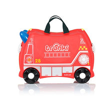 Load image into Gallery viewer, Trunki Children’s Ride-On Suitcase & Kid's Hand Luggage: Frank Fire Engine (Red)