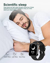 Load image into Gallery viewer, LIGE Smart Watch for Men Women, 1.69'' Full Touch Screen Fitness Tracker with Make/Answer Call Heart Rate Sleep Monitor, IP67 Waterproof Sports Smartwatch with Speaker for iOS Android (Black)