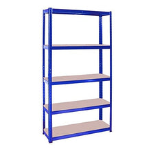 Load image into Gallery viewer, TAHA®-Heavy Duty Storage Racking 5 Tier Blue Shelving Boltless for Garage Workshop