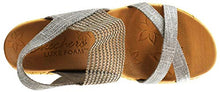 Load image into Gallery viewer, Skechers Women's Beverlee High Tea Taupe Wedge Sandal 10 M US
