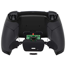 Load image into Gallery viewer, eXtremeRate Black Rubberized Grip Programable RISE 2.0 Remap Kit for PS5 Controller BDM 010 & BDM 020, Upgrade Board & Redesigned Back Shell & Back Buttons for PS5 Controller - Controller NOT Included