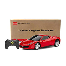 Load image into Gallery viewer, RASTAR Remote Control Ferrari Car, 1:24 Ferrari 458 Italia Remote Control Car, Red Ferrari Toy