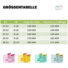 Load image into Gallery viewer, Wellies for Kids Yellow Wellies Boys Wellis Kids Wellies Girls Wellies Baby Wellington Boots Wellies Boots Wellies Kids Childrens Wellies Toddler Boots Duck Wellies(Yellow, size5)