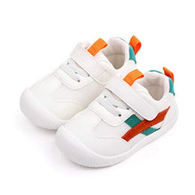 Load image into Gallery viewer, MK MATT KEELY Baby Boys Girls First Walking Shoes Toddler Anti-Slip Soft PU Leather Prewalker Sneakers,Size 2.5 UK Child,Green