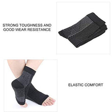 Load image into Gallery viewer, Dr Sock Soothers Socks,3 Pairs Plantar Fasciitis Foot Care Compression Socks Sleeve (Black, S/M(5-9.5))