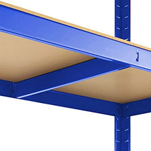 Load image into Gallery viewer, TAHA®-Heavy Duty Storage Racking 5 Tier Blue Shelving Boltless for Garage Workshop