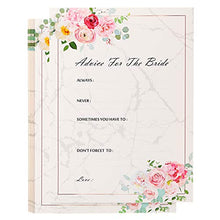 Load image into Gallery viewer, HOWAF 40 x Hen Night Party Games, Advice For The Bride Cards, How Well do You Know the Bride, 4 Games, for hen do or bridal shower with the bride to be, Pink, 5 x 7 Inches